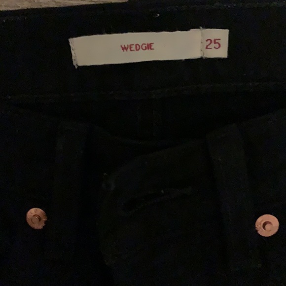 Levis Black Wedgies Denim - Picture 4 of 5